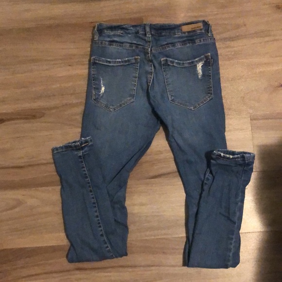 Garage High Waisted Ripped Skinny Jeans - Picture 7 of 7